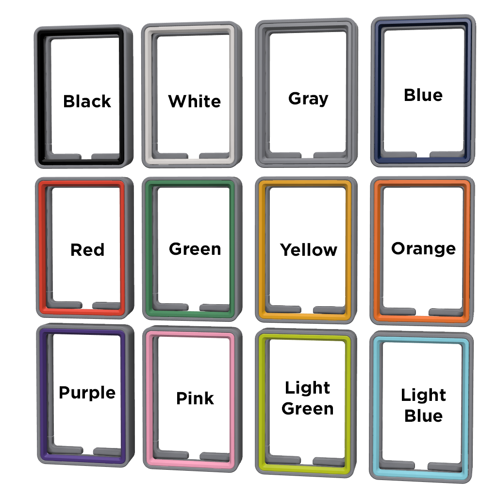 Dual Color Trading Card Display Frame - Pick Your Colors