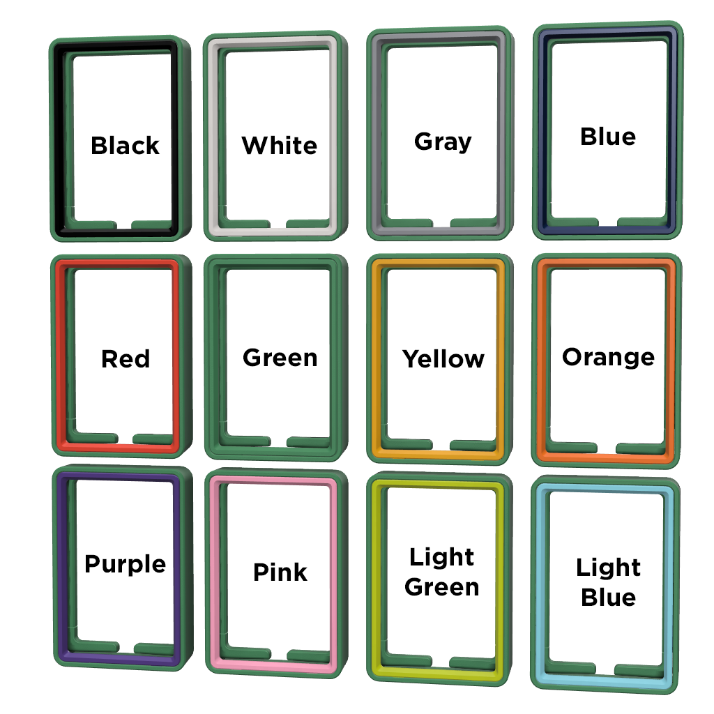 Dual Color Trading Card Display Frame - Pick Your Colors