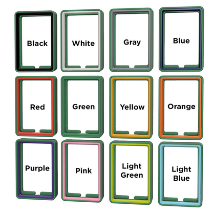 Dual Color Trading Card Display Frame - Pick Your Colors