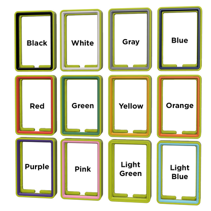 Dual Color Trading Card Display Frame - Pick Your Colors
