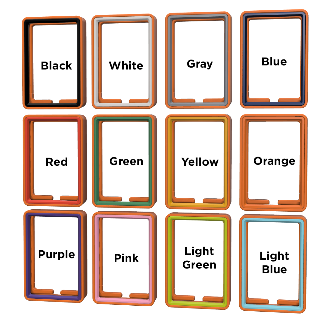 Dual Color Trading Card Display Frame - Pick Your Colors