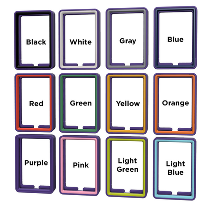 Dual Color Trading Card Display Frame - Pick Your Colors
