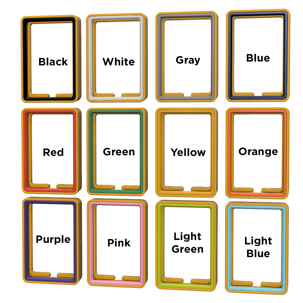 Dual Color Trading Card Display Frame - Pick Your Colors