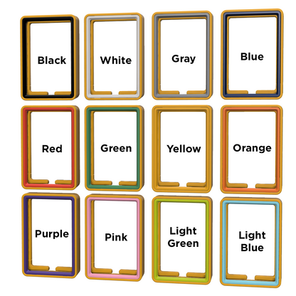Dual Color Trading Card Display Frame - Pick Your Colors